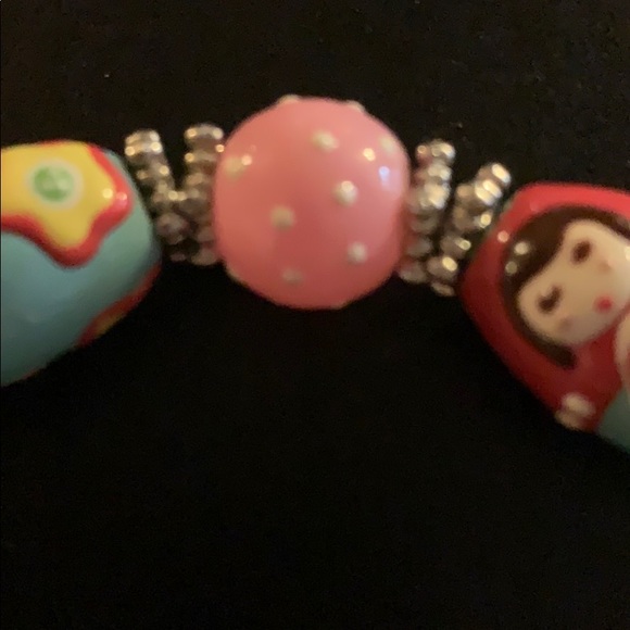 Beautiful glass bead bracelet - Picture 4 of 4